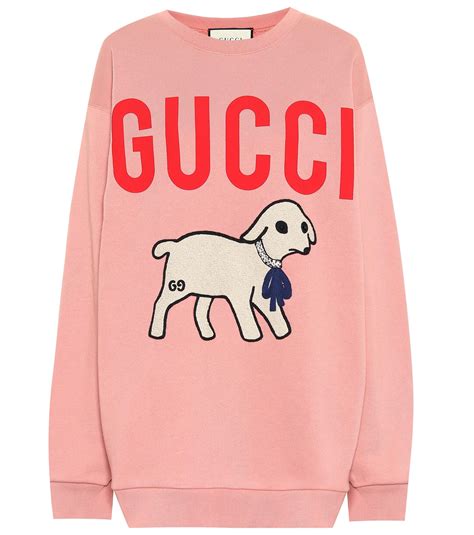 gucci bear sweater replica|gucci lamb print sweater.